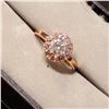 Image 3 : 10K PRONG SET DIAMOND (0.75CT) 10 NATURAL PINK DIAMONDS (0.44CT) RING SIZE 6