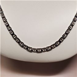 SILVER MARINE CHAIN NECKLACE 22 