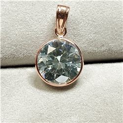 14K GREEN MOISSANITE(3.3CT) PENDANT