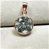 Image 1 : 14K GREEN MOISSANITE(3.3CT) PENDANT