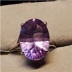 10K NATURAL AMETHYST(5.3CT) RING SIZE 5