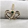 Image 2 : 10K EMERALD(0.02CT) PENDANT