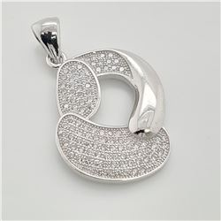 SILVER CZ PENDANT