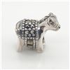 Image 1 : SILVER MARCASITE BEAD