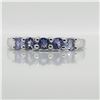 Image 1 : SILVER TANZANITE(0.8CT) RING