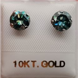 10K MOISSANITE(1.5CT) EARRINGS