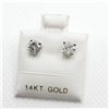 Image 1 : 14K DIAMOND (0.75CT) EARRINGS