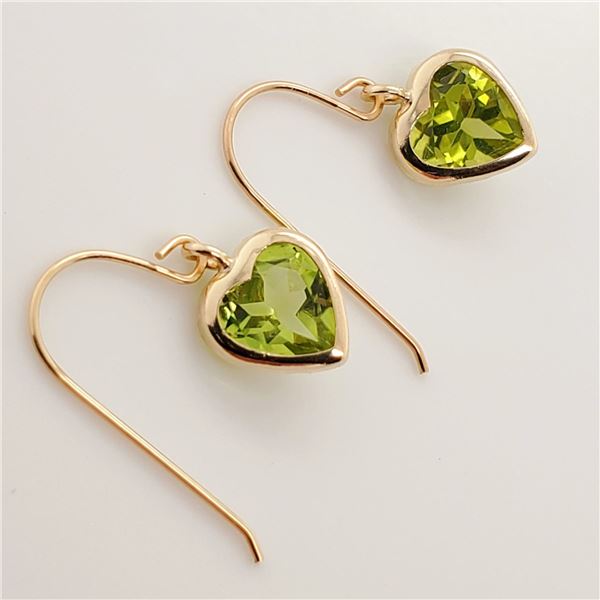 14K PERIDOT(0.8CT) EARRINGS