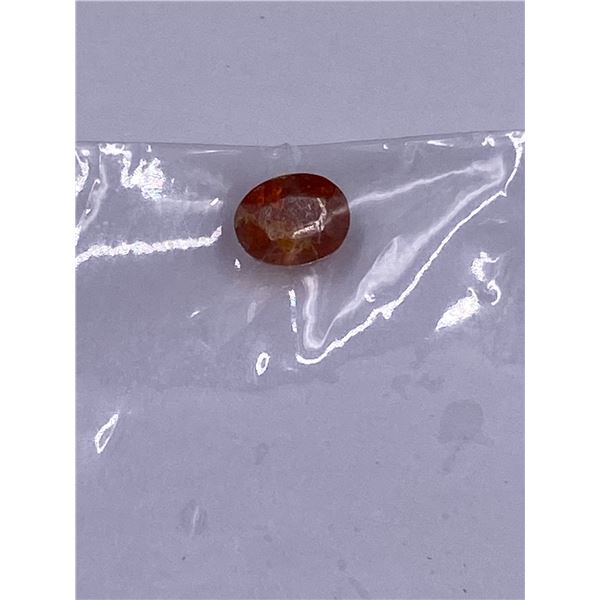 RARE KYANITE 0.65CT 5.64 X 4.46 X 3.21MM, ORANGE COLOR, OVAL SHAPE, CLARITY VVS, ORIGIN TANZANIA,