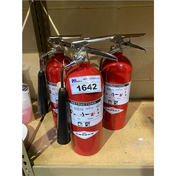 3 FIRE EXTINGUISHERS