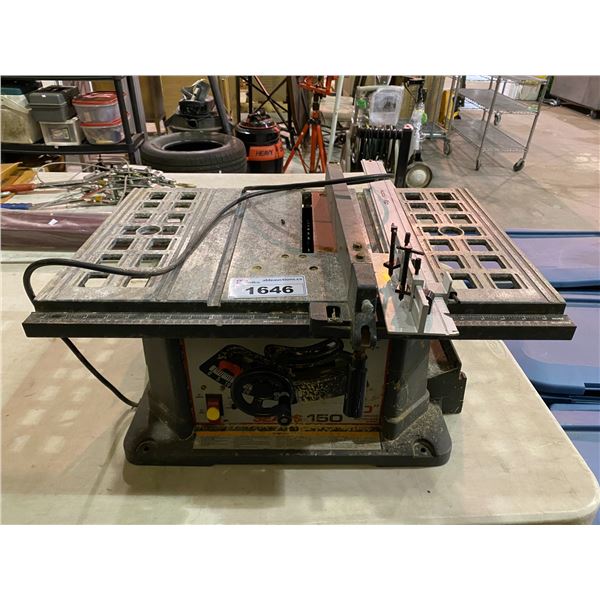 SEARS 150 10" ELECTRIC TABLE SAW