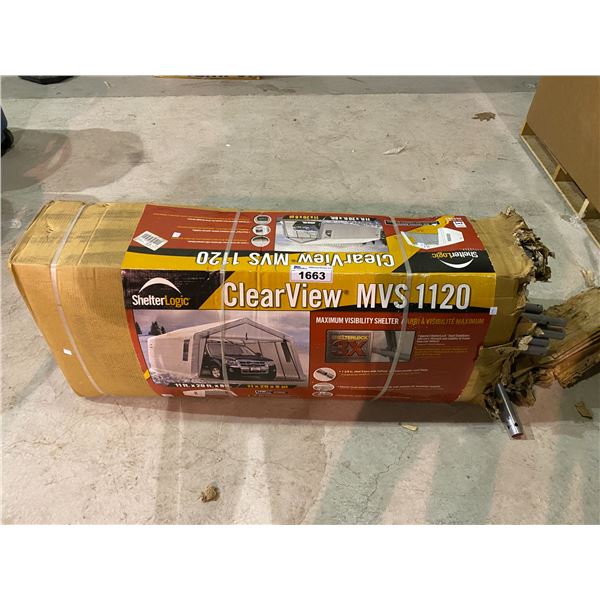 SHELTERLOGIC CLEARVIEW MVS1120 MAXIMUM VISIBILITY SHELTER