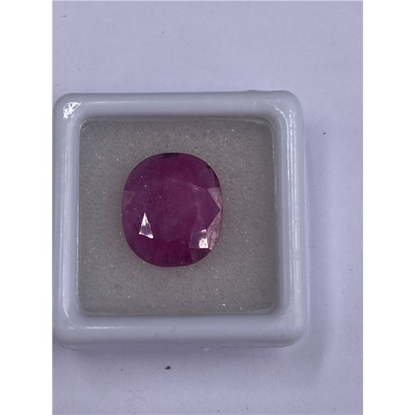 HUGE PINK SAPPHIRE 10.51CT, 13.8 X 12.0 X 6.8MM, SHAPE CUSHION, CLARITY TRANSLUCENT, LUSTER