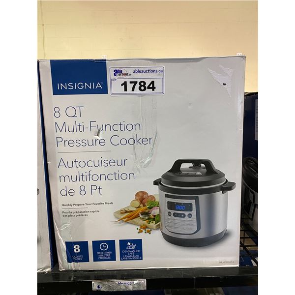 INSIGNIA 8QT MULTI-FUNCTION PRESSURE COOKER NS-MC80SS9-C