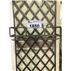 Image 3 : METAL WINE BOTTLE AND WINE GLASS STATION APPROX. 65" X 14" X 12"