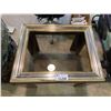 Image 2 : GLASS TOP SIDE TABLE 30" X 24" X 23"