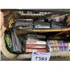 Image 2 : THICK STURDY WICKER BASKET WITH DVDS
