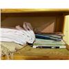 Image 3 : FAUX PLANT, BOOKS, MAGAZINES, BLANKETS, CUTTING BOARD