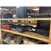 Image 2 : RED TOOL BOX & CONTENTS, GUITAR BAG, SONY BOOMBOX, PORTABLE GAS STOVE, BOOKS, SOLDERING GUN