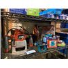Image 1 : PALM SANDER, WEEDWACKER LINE, CHALK LINE CHALK, MAKITA DRILL, INFLATABLE MATTRESS, WIND-UP EXTENSION