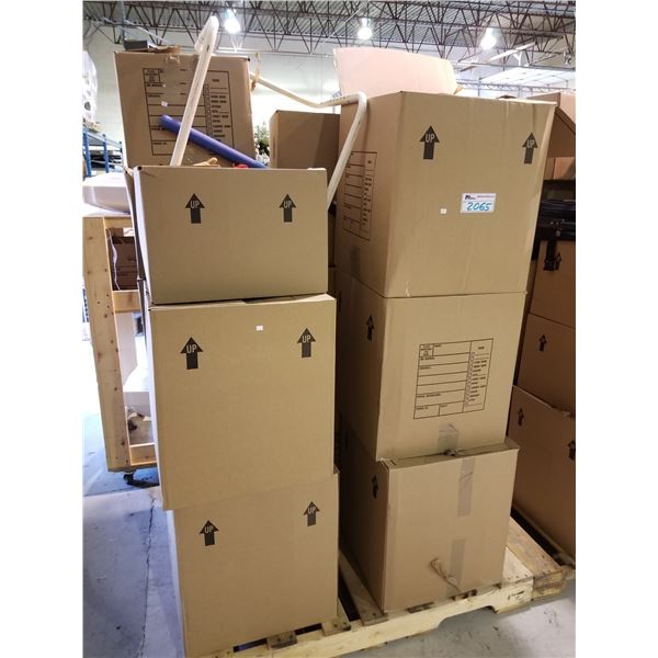 PALLET OF ASSORTED STORAGE LOCKER GOODS (HOUSEHOLD ITEMS, ETC)