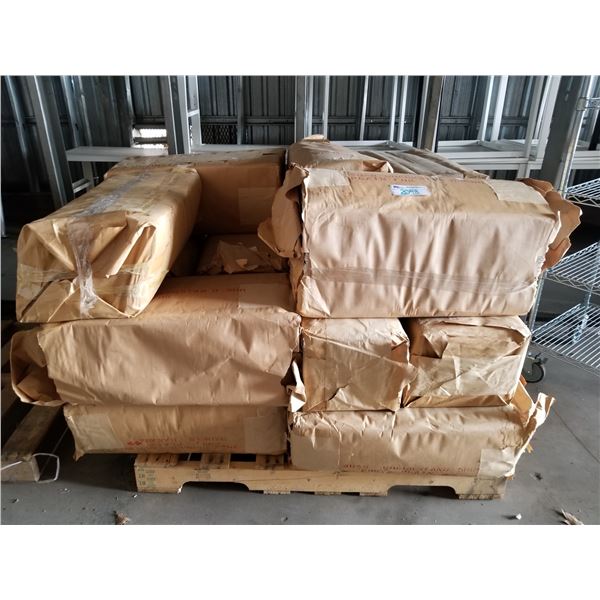 PALLET OF CHECKSTAND PLAIN PAPER BAGS