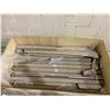 Image 2 : LARGE QUANTITY OF 5" SPINLOCK WEIGHT LIFTING BARS WITH THE SPIN LOCKS
