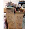Image 2 : PALLET OF STORAGE LOCKER ITEMS (HOUSEHOLD ITEMS, SNOW SHOVEL, SNOW SCRAPER, X-MAS PAPER, ETC)