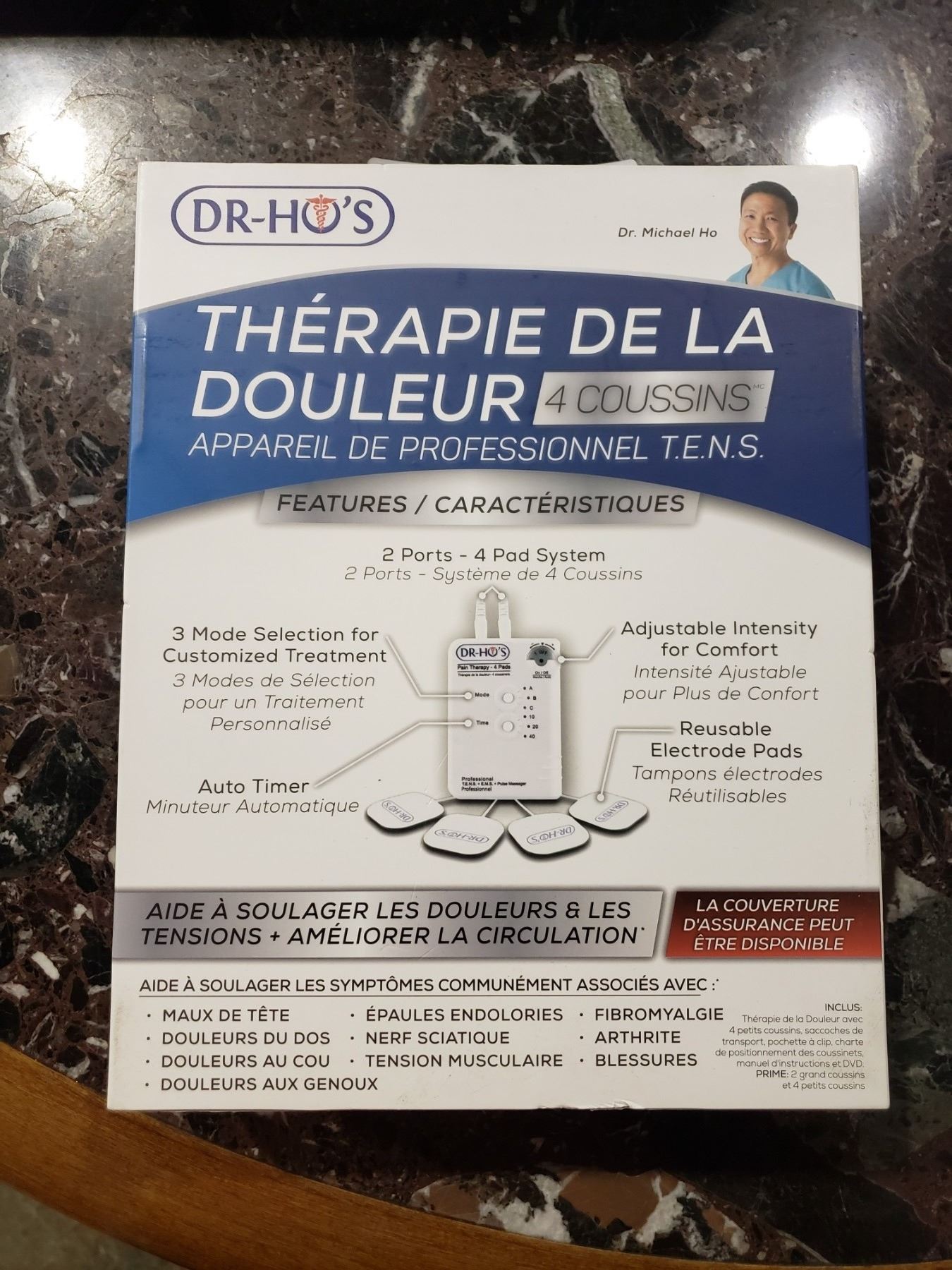 New In Box Dr Ho S Pain Therapy System 4 Pad Professional T E N S Device Model Pts 2 Able Auctions New In Box Dr Ho S Pain Therapy System 4 Pad Professional T E N S Device Model Pts 2 Able Auctions
