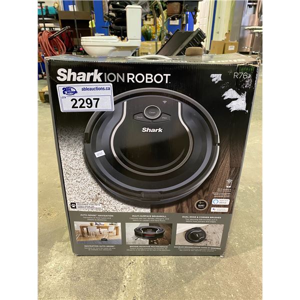 SHARK ION ROBOT VACUUM MODEL R76