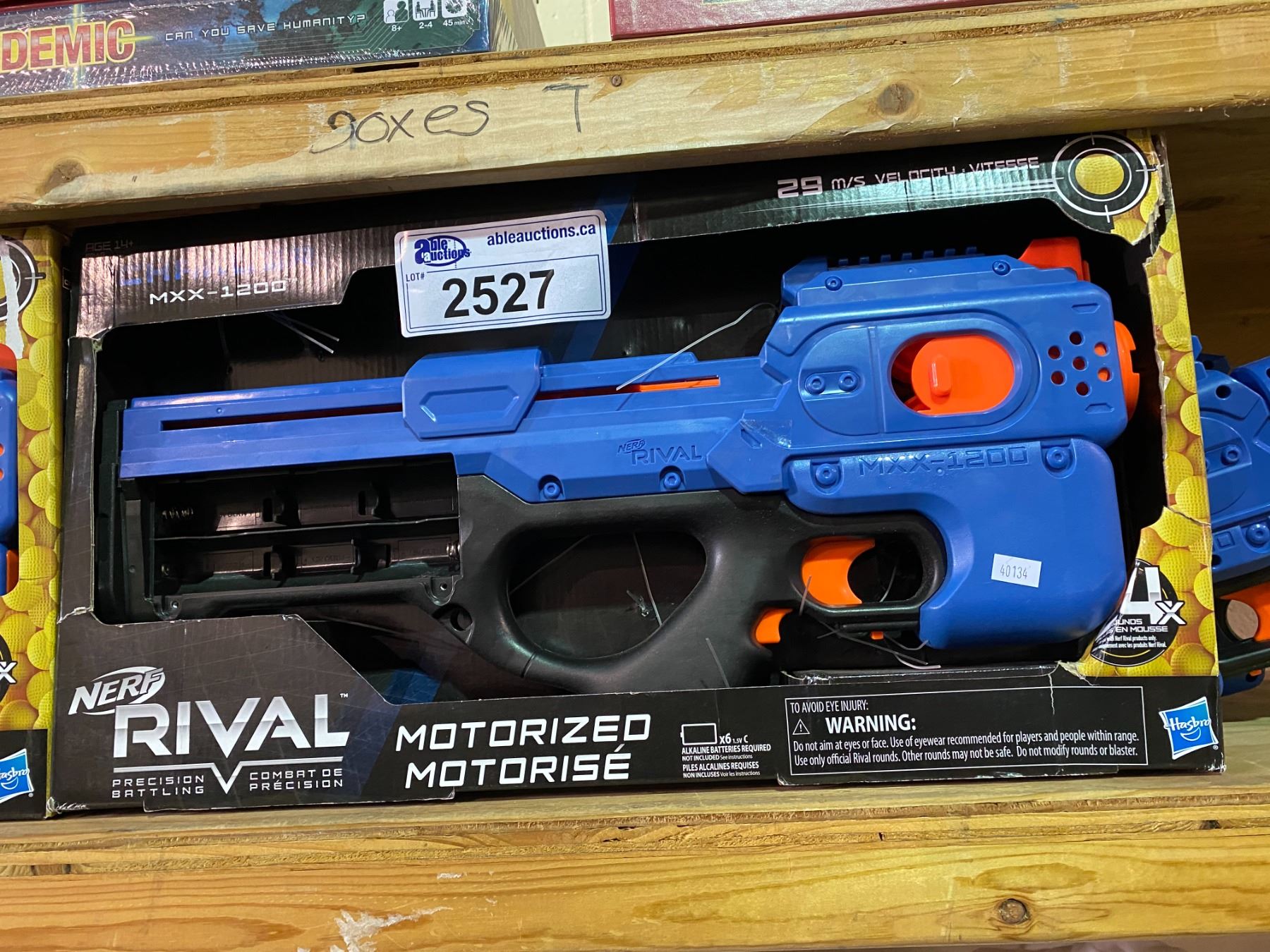 4 NERF RIVALS GUNS & BAG OF BULLETS