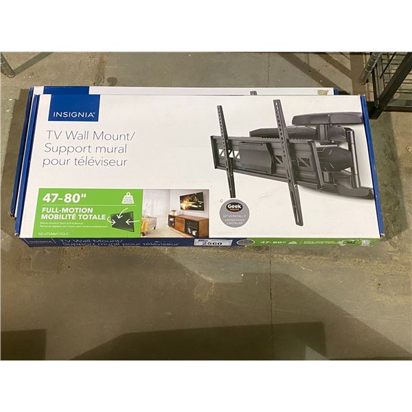 INSIGNIA TV WALL MOUNT 47-80" FULL-MOTION