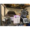 Image 1 : NUTRI-NINJA BLENDER, HAMILTON BEACH TOASTER, SALTON KETTLE, WALL MOUNTED HEATER, & 3 SHELVING UNITS