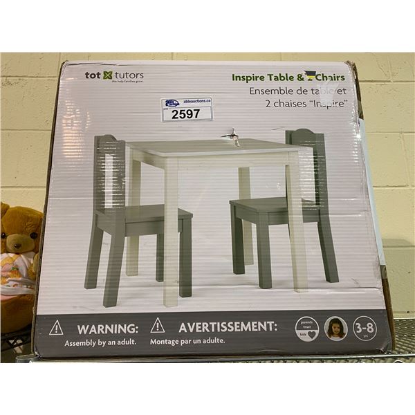 TOT TUTORS INSPIRE TABLE & CHAIRS