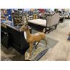 Image 1 : LIFE SIZE CONCRETE DEER LAWN ORNAMENT
