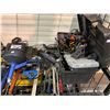 Image 2 : CAR WAXER, HITACHI DRILL, ASSORTED WRENCHES, BOSCH DRILL & SANDER, CUTTERS, RYOBI CHARGER, SMALL