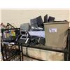 Image 2 : ASSORTED PHONES, TRASH BIN, OFFICE SUPPLIES, KEYBOARDS, & MORE