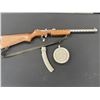 Image 1 : PIETTA .22LR SEMI AUTOMATIC RIFLE WITH MAGAZINE AND DRUM SERIAL #5856 *VALID PAL REQUIRED*