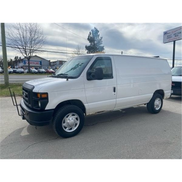 2009 FORD E350 VAN, WHITE, GAS, AUTOMATIC, VIN#1FTSE34L29DA11698, 160,140KMS, RD,PW,TH,PL,TW,AC, 4