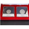 Image 2 : 2 SILVER COINS OF ANCIENT ROME IN CASE WITH CERTIFICATE OF AUTHENTICITY