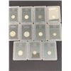 Image 1 : 11 ASSORTED AUTHENTICATED FOREIGN COINS