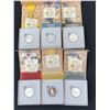 Image 1 : LOT OF 6 ROYAL CANADIAN MINT FINE SILVER COINS *TAX EXEMPT*