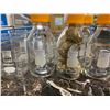 Image 2 : 12 ASSORTED GLASS & PYREX  LABORATORY CYLINDERS & BOTTLES.