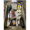 Image 1 : ASSORTED NEW IN PACKAGING PRODUCTS INCLUDING GAUGES KEYHOLDERS, POCKET KNIFE, DECORATING SPATULA,
