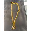 Image 1 : 22 K GOLD PENDANT AND 22K GOLD CHAIN TOTAL WEIGHT 48.7G