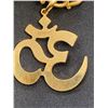 Image 2 : 22 K GOLD PENDANT AND 22K GOLD CHAIN TOTAL WEIGHT 48.7G
