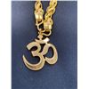 Image 3 : 22 K GOLD PENDANT AND 22K GOLD CHAIN TOTAL WEIGHT 48.7G