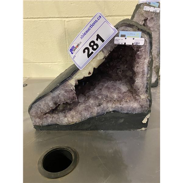 AMETHYST GEODE RETAIL $1998.98 11.85KG APPROX. 9.5 X 10"