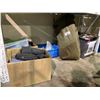Image 1 : ASSORTED SET DEC PROP ITEMS SUCH AS: SPACE FLOWERS, BLANKETS, FOAM, ROCKS, & MORE