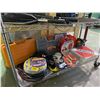 Image 1 : ASSORTED WIRING, 2 CORD REELS, DANGER SIGNS, & MORE